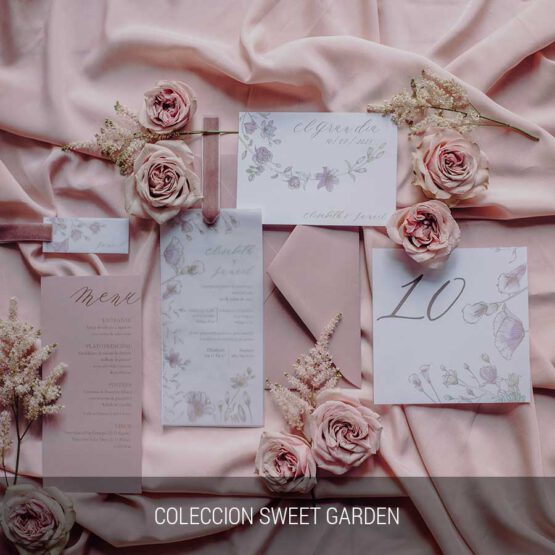 Coleccion Sweet Garden, detalles de boda