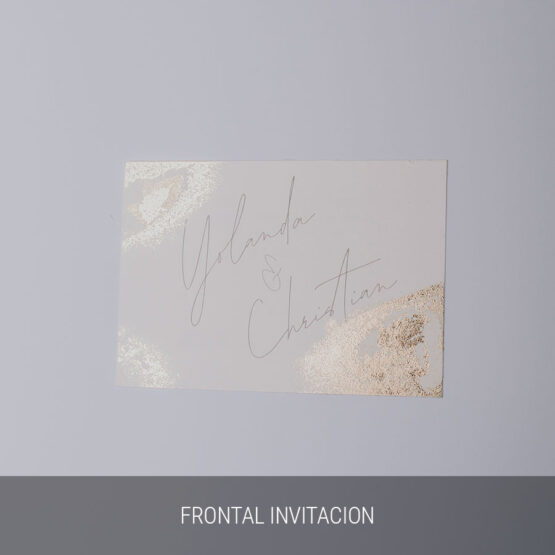 Frontal invitación sweet watercolor