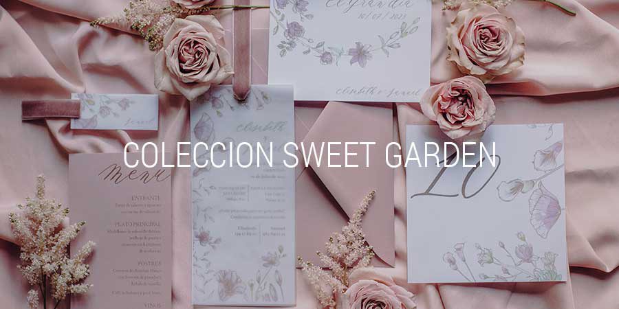 Colecciones para bodas exclusivas, Sweet Garden